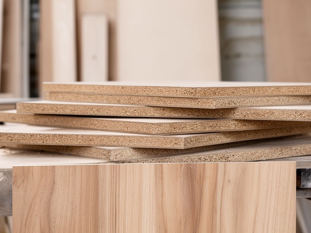 Cửa Hàng Nội Thất Phòng Ngủ Gần Đây Uy Tín Tại TPHCM Tấm gỗ MDF lõi xanh và mẫu gỗ tự nhiên dùng đóng nội thất phòng ngủ