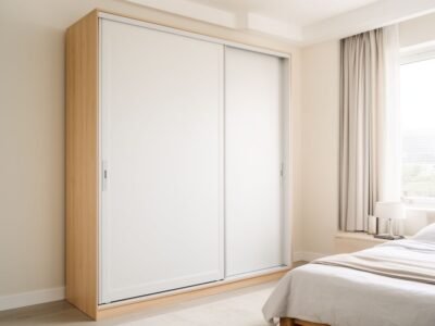 Tủ nhựa quần áo cao cấp đặt trong phòng ngủ hiện đại