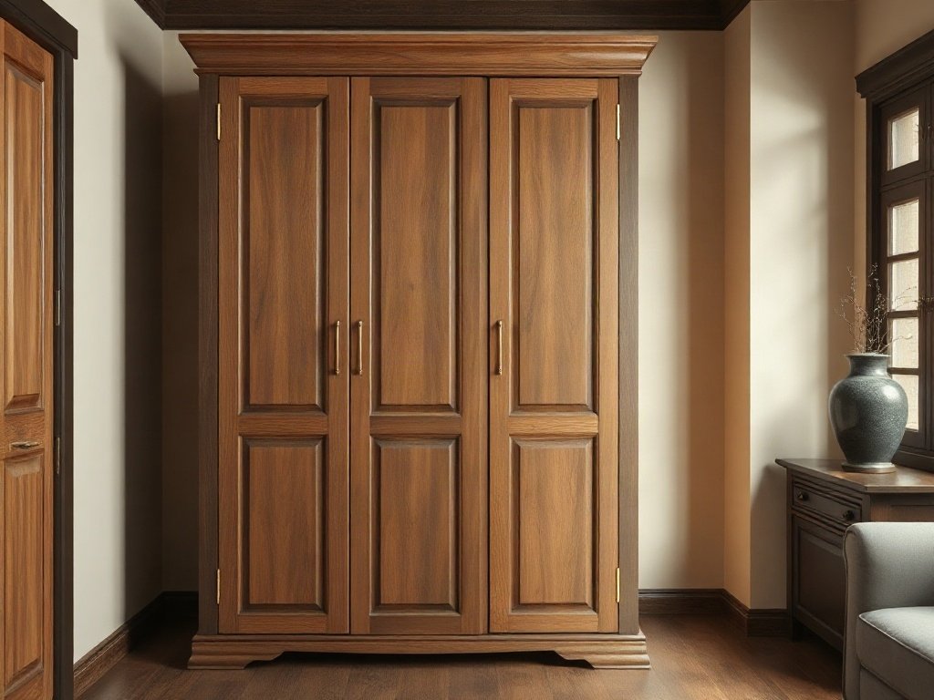 Lợi ích của tủ quần áo gỗ sồi trong việc bảo quản Tủ quần áo gỗ sồi lên màu theo thời gian trong nội thất tự nhiên