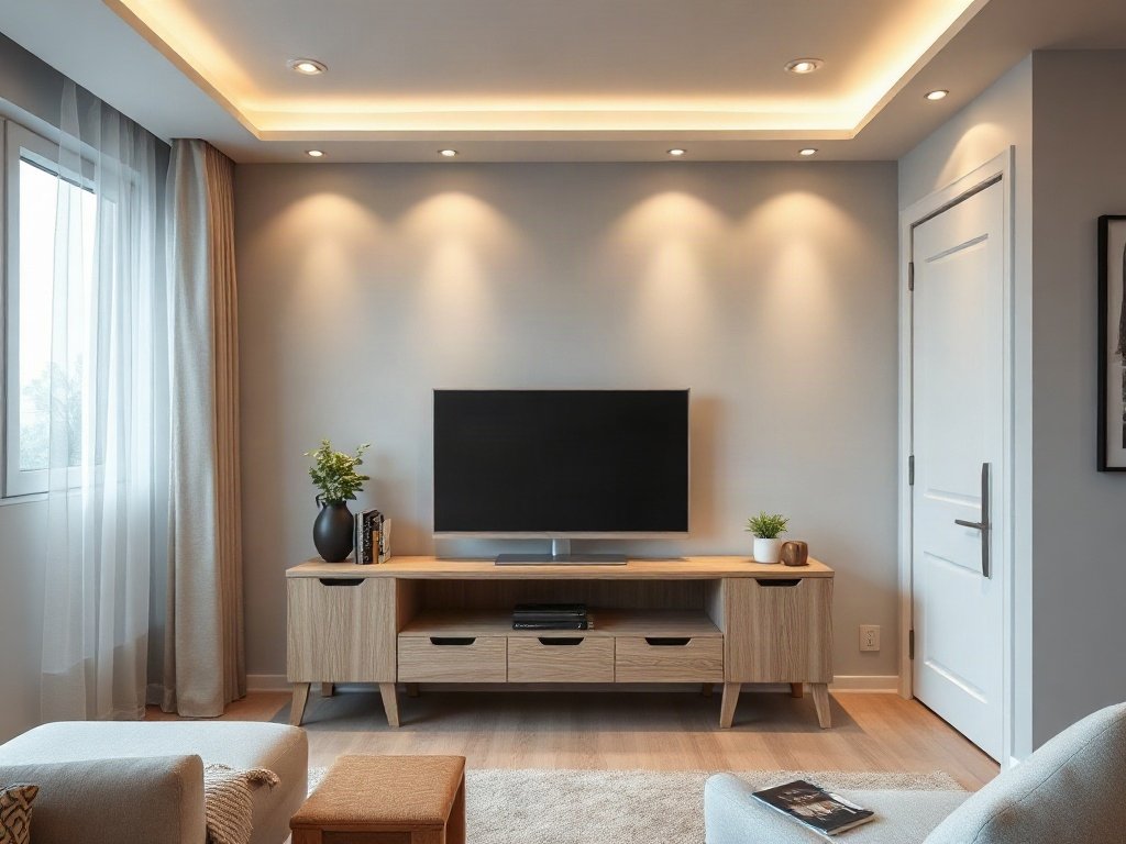 10 mẫu tủ tivi gỗ công nghiệp tại TPHCM hiện đại Tủ tivi giá rẻ phủ melamine phù hợp căn hộ tầm trung